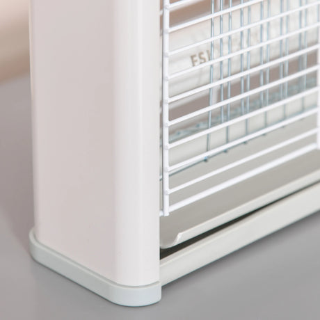 Outsunny Wall Hanging Bug Zapper, 30W Electric Fly Zapper Mosquito Killer, 60 Coverage Insect Killer, Indoor Outdoor Use, Grey