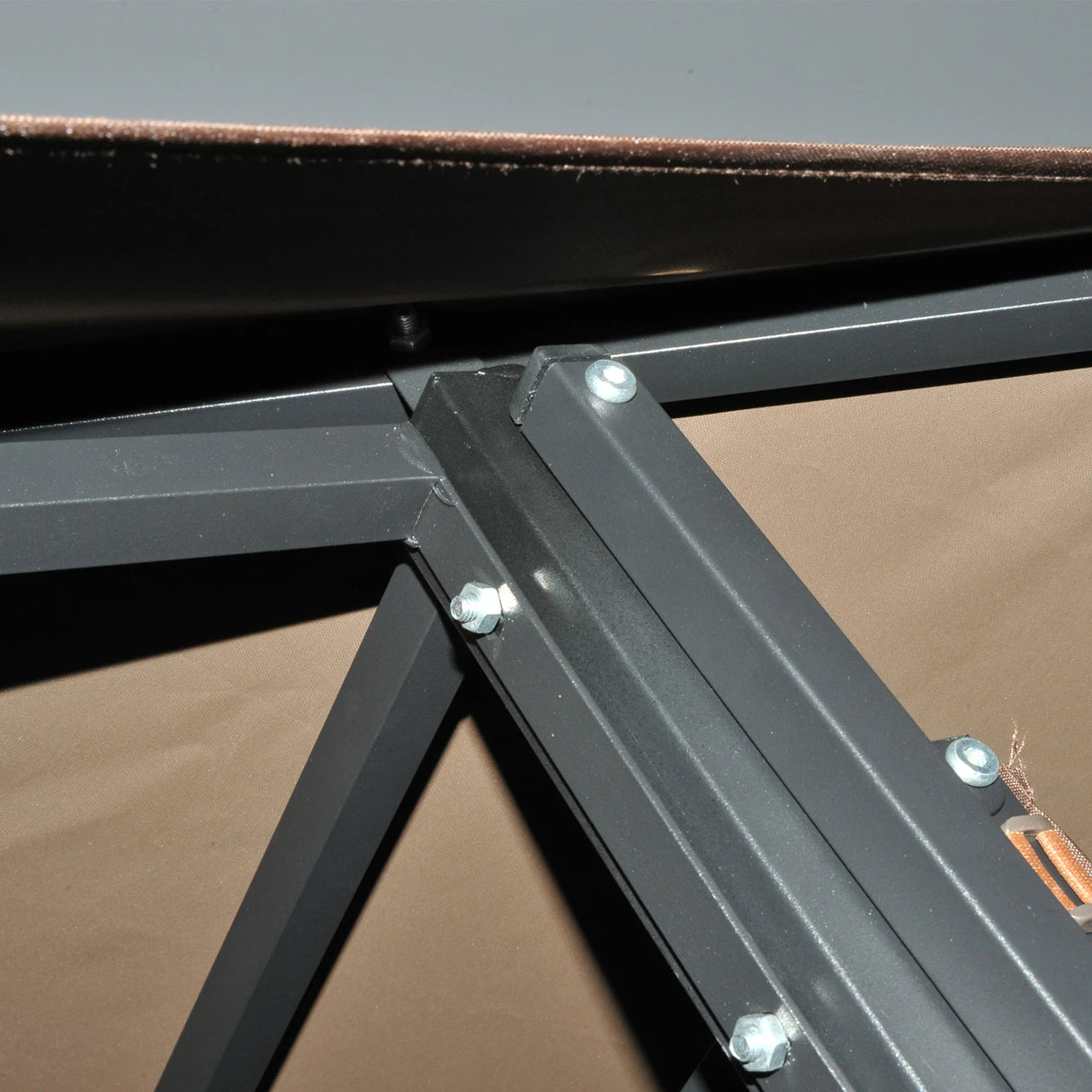 Outsunny 2.4 x 1.5 m (8' x 5') Grill Gazebo Canopy with Extendable Side Awnings, Outdoor BBQ Gazebo Shelter with 2 Side Shelves for Garden, Patio, Barbecue, Picnic, Coffee