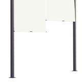 Outsunny 3 x 4m Outdoor Garden Pergola - Cream White