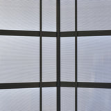 Outsunny 8ft x 5ft Outdoor BBQ Protective Gazebo Tent Aluminium Steel Frame w/ 2 Shelves Hardtop Roof Canopy Ground Stakes Safe Cooking