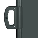 Outsunny 3x2m Retractable Sun Side Awning Screen Fence Patio Garden Wall Balcony Screening Panel Outdoor Blind Privacy Divider, Grey