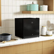 HOMCOM 46 Litre Lockable Countertop Fridge - Black