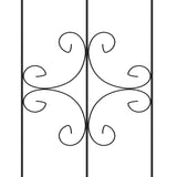 Outsunny Set of Two Spiral Anchor Garden Trellis Panels
