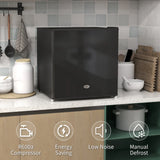 HOMCOM 35L Mini Freezer, -24 to -14 Temperature - Black