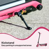 AIYAPLAY Electric Scooter for Kids Aged 6-14 Years, with Colourful Lights, Pink