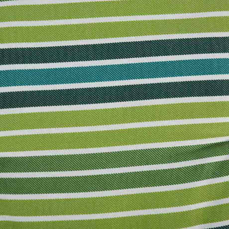 Outsunny Polyester Set Of 2 Swing Chair Cushion Green Stripes