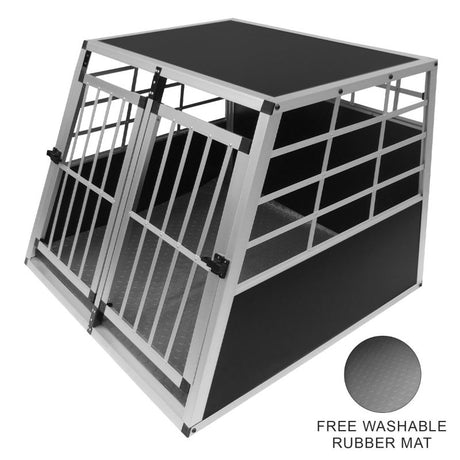 Car Dog Pet Crate - Large Double Doors