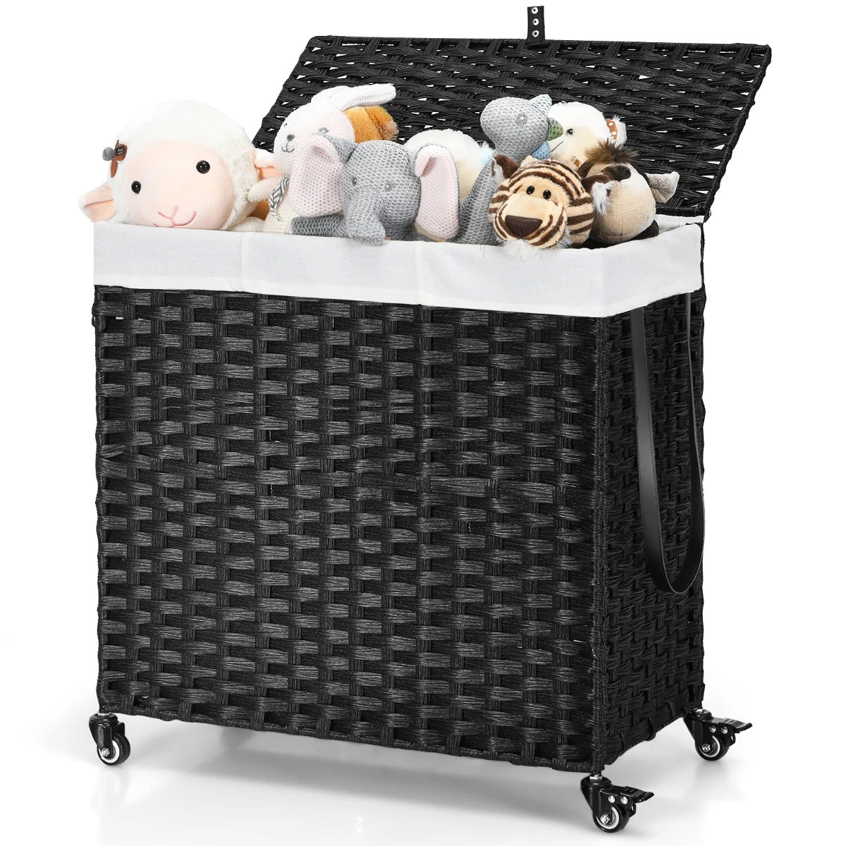 Laundry Hamper with Lid for Bathroom/Bedroom