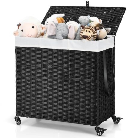 Laundry Hamper with Lid for Bathroom/Bedroom