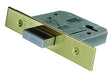 EASI - T 5 LEVER DEADLOCK BS 76MM - STAINLESS BRASS - EACH