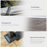 Outsunny 3.5 Sliding Pergola Canopy Metal Pergola Retractable Canopy for Garden Shade, Grey