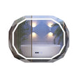 Anti-Fog Mirror LED Bathroom Mirror with 3 Color LED Light