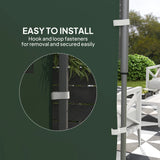 Outsunny 195 x 295cm Replacement Gazebo Sidewall - Green