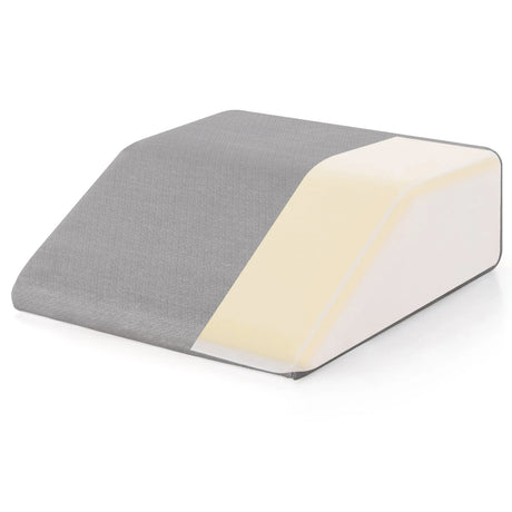 Leg Elevation Pillow with Washable Cover for Sleeping-Grey