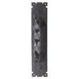 BARLEY TWIST PULL HANDLE ON BACKPLATE - BLACK ANTIQUE - 310 x 65 mm - EACH