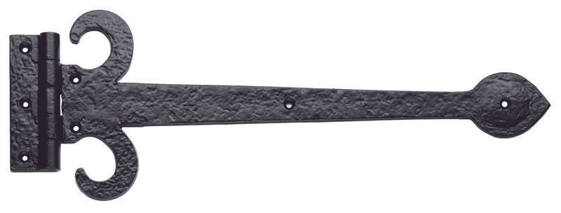 18 SWORD HINGE - BLACK ANTIQUE - 457 mm - PAIR