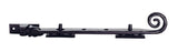 220MM CURLY TAIL CASEMENT STAY - BLACK ANTIQUE - 203MM - EACH