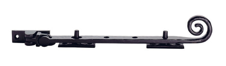 220MM CURLY TAIL CASEMENT STAY - BLACK ANTIQUE - 203MM - EACH