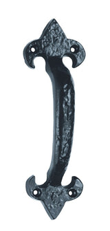 PULL HANDLE - BLACK ANTIQUE - 180MM - EACH