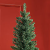 HOMCOM 7ft Artificial Bare Pencil Christmas Tree - Green