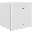 HOMCOM 46 Litre Lockable Countertop Fridge - Cream White