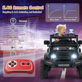 12V 7Ah Licensed Toyota FJ Cruiser Electric Car with Remote Control-Black