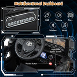 12V 7Ah Licensed Toyota FJ Cruiser Electric Car with Remote Control-Black