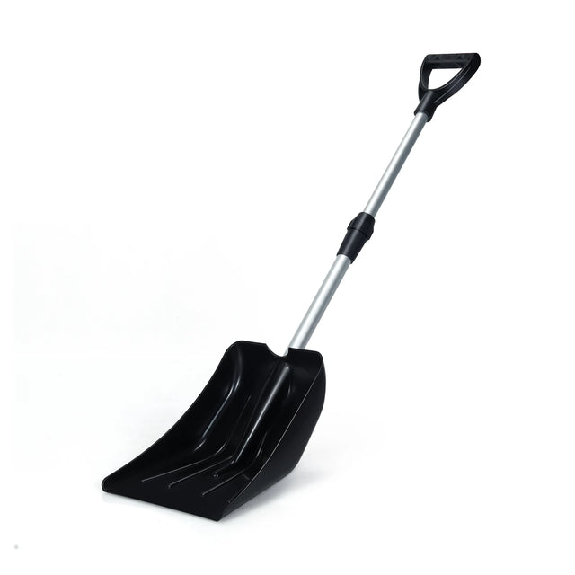 Adjustable snow shovel made of aluminum