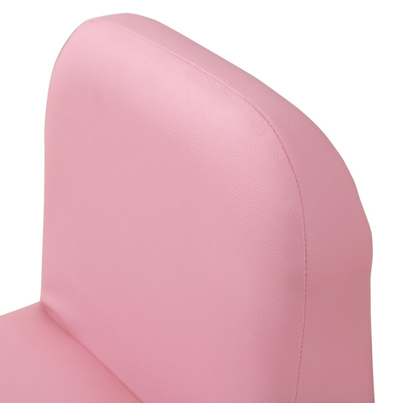 HOMCOM 2 In 1 Toddler Sofa Chair,  48 x 44 x 41 cm, for Game Relax Playroom, Pink