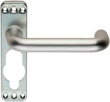 19MM DIA SAFETY LEVER ON INNER PLATE - SATIN ANODISED ALUMINIUM - PAIR