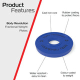 Fractional Bumper Plates 2 x 2kg