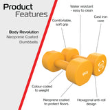 2 x 6KG Neoprene dumbbells
