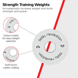 Fractional Bumper Plates 2 x 0.5kg