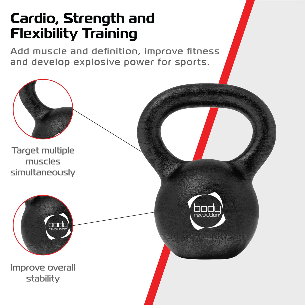 Body Revolution Cast Iron Kettlebells 10kg