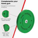 Body Revolution Olympic Bumper Plates Colour 10kg pair