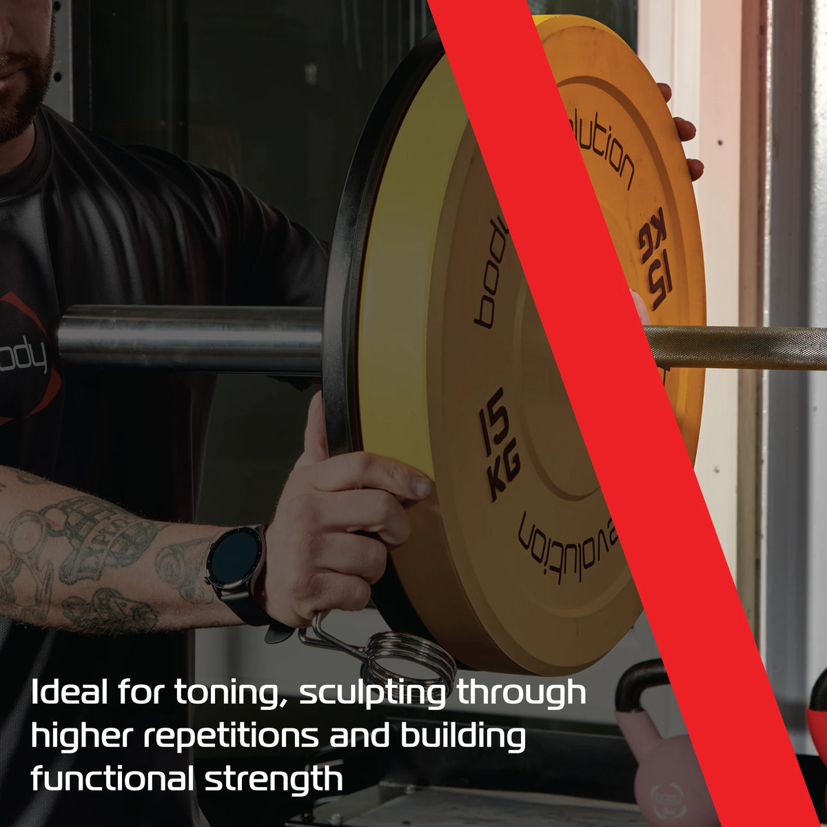 Body Revolution Olympic Bumper Plates Colour 10kg pair