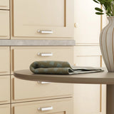 HOMCOM 75H x 70cm Two-Person Minimalistic Dining Table - Light Brown