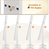 Free Standing Full Length Jewelry Armoire with Lights-White