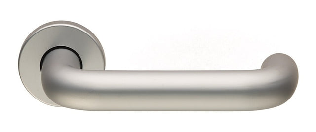 22MM DIA SAFETY LEVER ON ROSE - SATIN ANODISED ALUMINIUM - PAIR