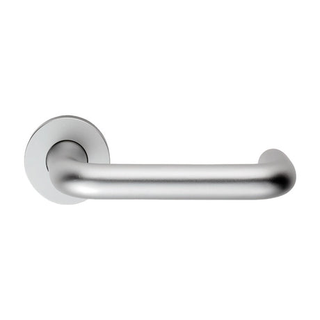 19MM DIA. ROUND BAR SAFETY LEVER ON ROSE_x005F
 - SATIN ANODISED ALUMINIUM - PAIR