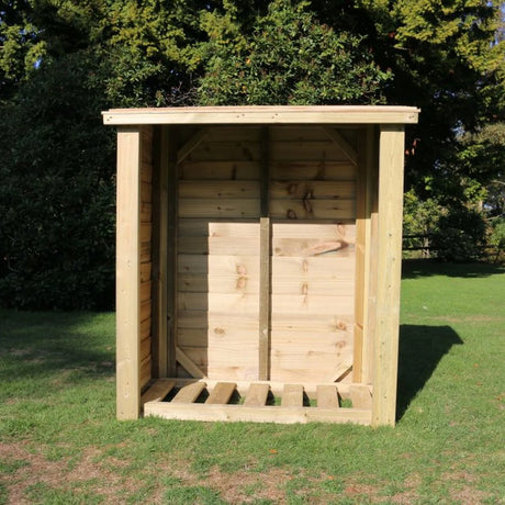 HEAVY DUTY SLATTED LOG STORE 5X4 (HEIGHT FT X WIDTH FT)