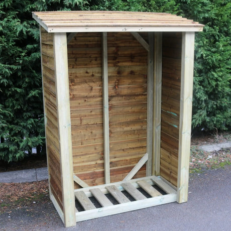 HEAVY DUTY SLATTED LOG STORE 6X4 (HEIGHT FT X WIDTH FT)