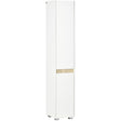 kleankin Tall Bathroom Cabinet with Adjustable Shelves, 5-Tier Modern Freestanding Tallboy with Storage Cabinets, White