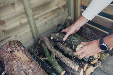 HEAVY DUTY SLATTED LOG STORE 4X5 (HEIGHT FT X WIDTH FT)