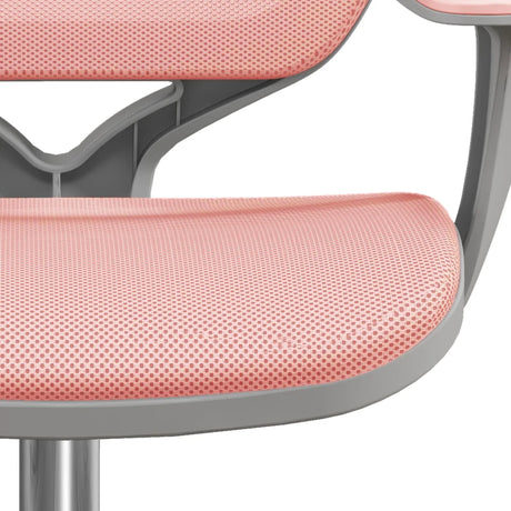 Vinsetto Office Chair, Breathable Mesh Swivel Desk Chair with Adjustable Height and  360 Swivel Security Wheels for Home Office, Study, Pink