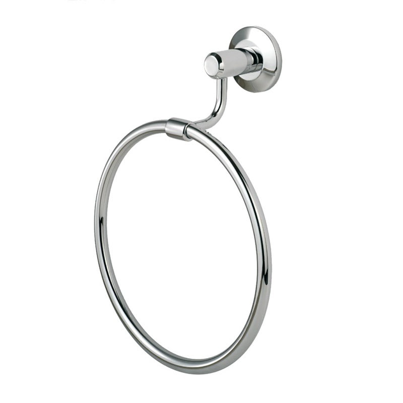 DELEAU TEMPO TOWEL RING - POLISHED CHROME - 170x225x85mm - EACH