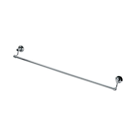 DELEAU TEMPO SINGLE TOWEL BAR 460MM - POLISHED CHROME - 460mm - EACH