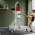 HOMCOM Freestanding Boxing Punch Bag & Speed ball Station, for Home Gym, White
