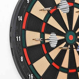 HOMCOM LCD Electronic Dartboard Set Features 26 Games w/ 185 Variations and Include 6 Darts Multi-Game Option Ready-to-Play