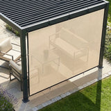 Outsunny Sun Shade Sail UV Protection Canopy with Stainless Steel Eyelets for Patio Garden 3 x 3.6 m Beige